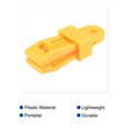 thumbnail image 3 of Unique Bargains 7mm Snap Serrer Coulissant Verrouillage Poignée Store Pince Bâche Clips Jaune 24 Pack, 3 of 5
