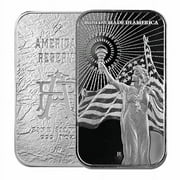 ASAHI INDUSTRY 1 oz Asahi American Reserve Columbia Goddess Silver Bar .999 Fine