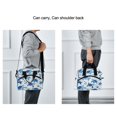 thumbnail image 6 of Meal Bag Large Capacity Handheld Lunch Bag Crossbody Insulated Bag for Office, Picnic, Travel Cute Turtles and Starfish, 6 of 6