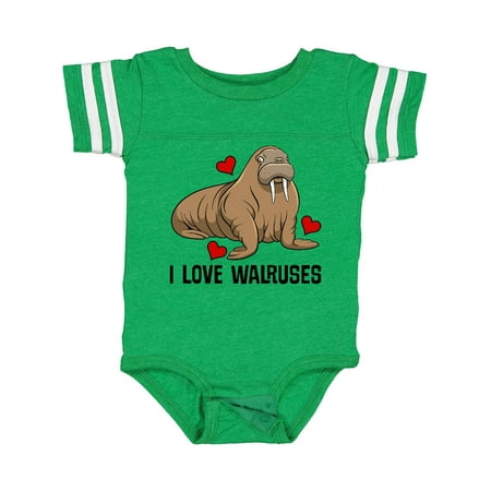 

Inktastic Walrus Cute Arctic Animals Gift Baby Boy or Baby Girl Bodysuit