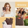thumbnail image 6 of 5 Pack Foldable Shopping Bag,Multicolor Christmas Pattern Reusable Grocery Bags with Pockets,Large Reusable Tote Bags with Handles Waterproof & Lightweight, 6 of 6