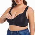 thumbnail image 4 of mgoYE Women's Full Coverage Minimizer Underwire Plus Size Support Bra(Black,44E), 4 of 9