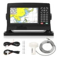 thumbnail image 2 of Satellite GPS Navigator, Intelligent Broadcast  Multiple Languages Dual Map System GPS Chart Plotter  for Boat, 2 of 7