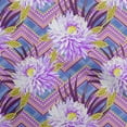 thumbnail image 1 of oneOone Silk Tabby Medium Blue Fabric Florals Sewing Craft Projects Fabric Prints By Yard 42 Inch Wide, 1 of 4