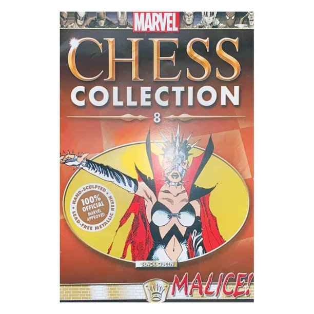 Set de ajedrez Eaglemoss Marvel Superhero Collection #8 Malice