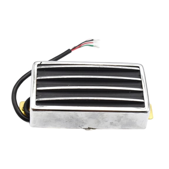 LeeQinersw Guitar Humbucker Pickup Easy to Install Four Rail Multifunction Sturdy Parts Black