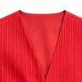 thumbnail image 4 of KeShDi 3x Tank Tops for Men Man Casual Fashion Button Cardigan Jacket Top Red 2X, 4 of 5