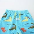 thumbnail image 5 of Kids Shorts Boys 12-14 Animal Graphic Drawstring Swim Shorts Relaxed Fit Active Pants with Pockets Summer Clothes,4-5 Years,C-Sky Blue, 5 of 5