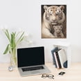 thumbnail image 6 of WFSposter White Tiger Canvas Wall Art Tiger Mother and Baby Lovely Cats Animal Picture Painting Large Animal Family Wall Decor Gallery Artwork for Bedroom Living Room Ready to Hang, 6 of 6