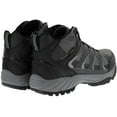 thumbnail image 3 of Khombu Tyler Men's Leather Hiking Outdoor Tactical Boots -Black/Grey 10, 3 of 5