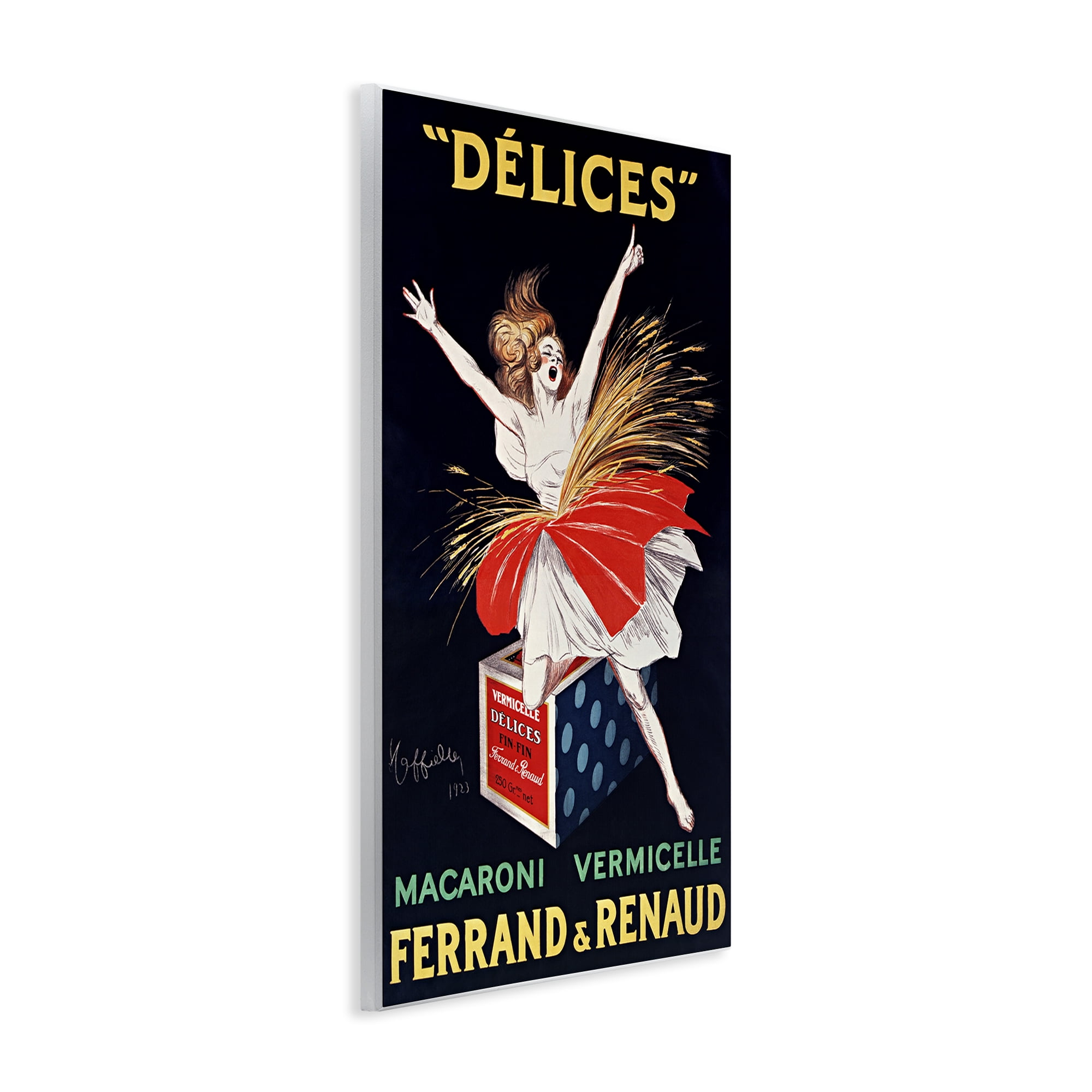 Stupell Industries Vintage Dancer Food Advertisement Wall Plaque Art, design by Leonetto Cappiello