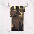 thumbnail image 5 of 3 Piece Bath Towels Set Bath Towel, Hand Towel and Face Towel for Bathroom, Gym, Hotel Spooky Haunted House, 5 of 8