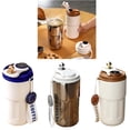 thumbnail image 3 of Portable Travel Mug Vacuum Coffee Bottle With Temperature Display Spill Proof Coffee Leak Proof Tumbler Cup Portable Vacuum Coffee Bottle, 3 of 8