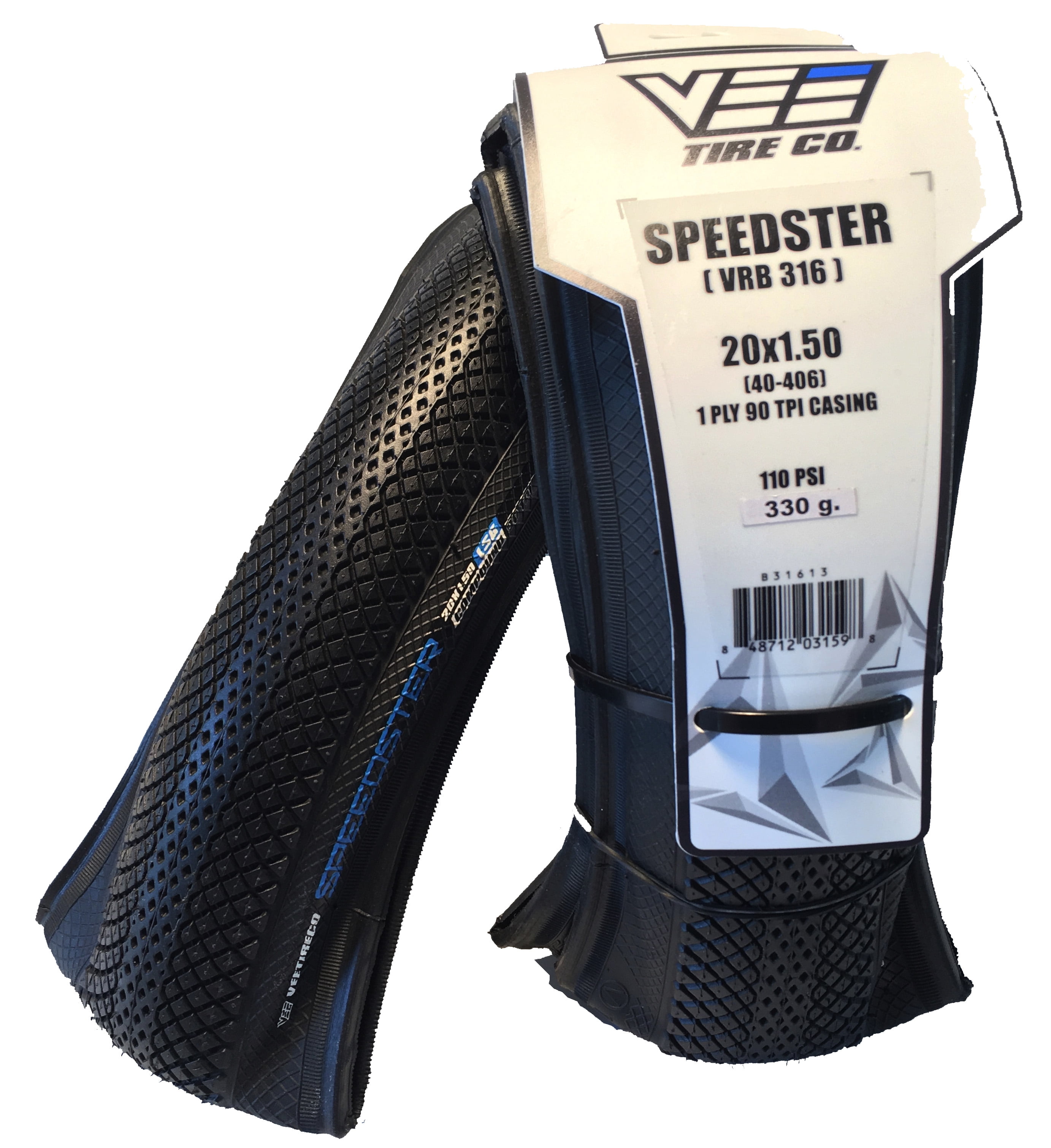 2-PACK Vee Rubber Speedster Folding BMX Tire 24x1.5 110psi Pink PAIR 