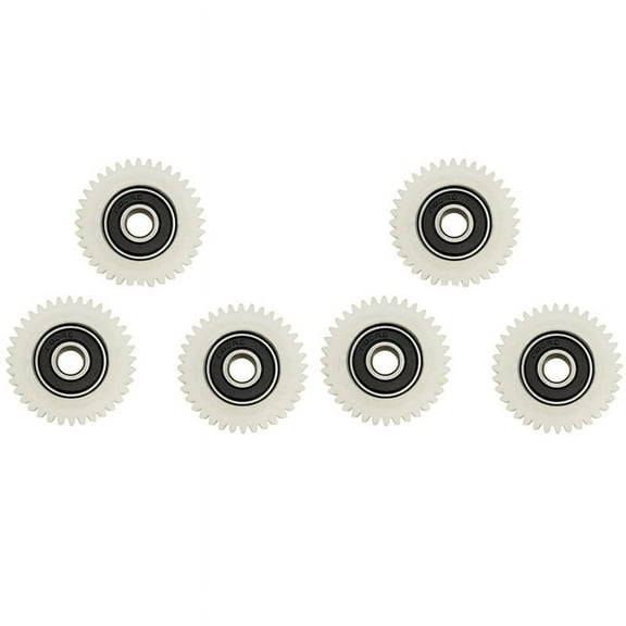 6Pcs 36 Teeth 38mm Nylon Electronic Motor Gear Ball Bearing Gears for Electric Bike Bicycle