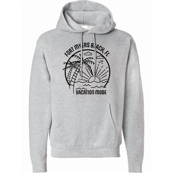 Inktastic Summer Vacation Mode Fort Myers Beach Florida Adult Hoodie Sweatshirt
