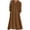 Brown, variant on Women Fuzzy Fleece Hoodie Night Dress Casual Long Sleeve Hooded House Coat Sleepwear Flannel Nightgowns with Pockets Purple