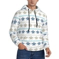 thumbnail image 2 of Lsque Sea Turtle Pattern Casual Men's Hoodie,Hooded Sweatshirt with Kangaroo Pocket,Pullover Hoodie-4X-Large, 2 of 7