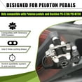 thumbnail image 3 of BUCKLOS Look Delta SPD Adapter SPD Bike Bicycle Clip Pedals - Compatible with Peloton & Shimano SPD Fit Aluminium Road Bike/Indoor Outdoor Cycling (9/16'' Clips Pedal Replacement)​, 3 of 7