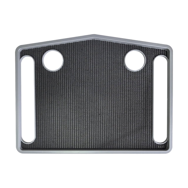 TISHITA Plateau de Marcheurs Plateau Alimentaire Portable de Remplacement pour Repas Soins Quotidiens Noir Tapis Antidérapant