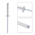 thumbnail image 3 of Unique Bargains 4mm Diameter 20mm Grip Length Silver Tone Aluminum Blind Rivets 60 Pack, 3 of 4