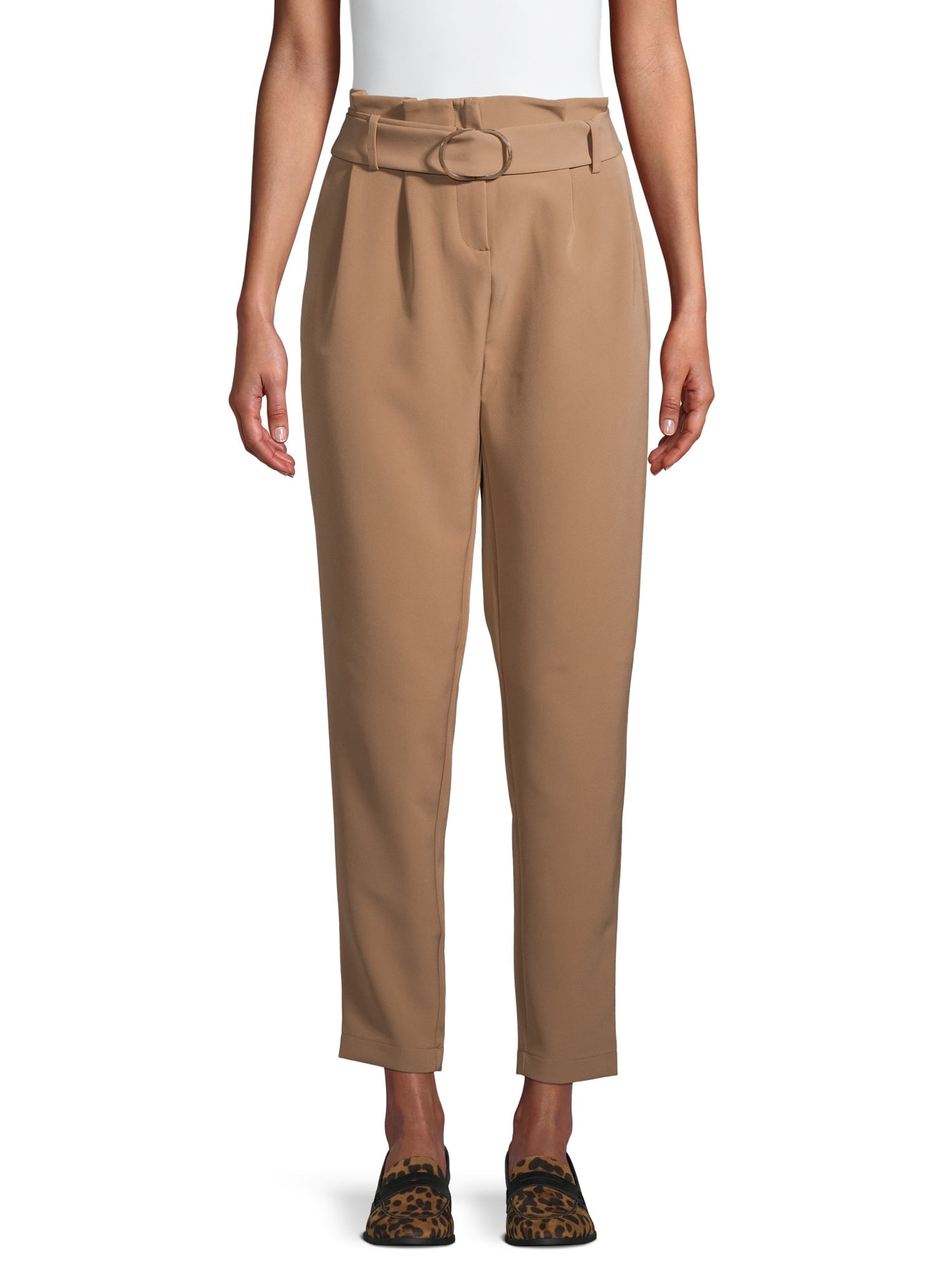 Time and Tru - Time and Tru Women's Pleated Pants - Walmart.com - Walmart.com