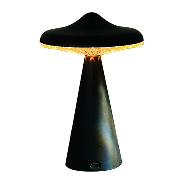 UFO Toddler Night Light Lamp Adjustable Brightness & 3 Lighting Modes,Flicker-Free Energy-saving USB Rechargeable Light Bedside Desk Lamps