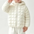 thumbnail image 6 of Child Winter Jacket Girl Dqueduo Girls' Hooded Puffer Full Zip Quilted Warm Outerwear Casual Winter Coat Jacket, 6 of 8