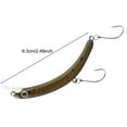 thumbnail image 6 of 6.3CM/4G Carved Minnow Fishing Lure with Tongue Hooks Long Casting Sinking Plastic Artificial Bait Freshwater Saltwater Trout Bass Fishing Accessories, 6 of 8