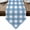 Blue, variant on Grey Plaid Table Runner Linen Burlap Table Runner 60 Inches Long Gradient Geometric Buffalo White Checkered Dresser Scarves for Kitchen Island Coffee Dining Party Wedding Holiday Decor 13"x60"