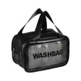 thumbnail image 4 of 1 Pc Bolsa de Maquillaje Grande Conveniente para Vacaciones, Camping y Viajes de Negocios Color Negro-M, 4 of 4