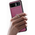 thumbnail image 6 of for Motorola Razr 40 Case, PU Leather Protective Cover with Ring Flip Phone Case Motorola Razr 40 ZH Purple, 6 of 18
