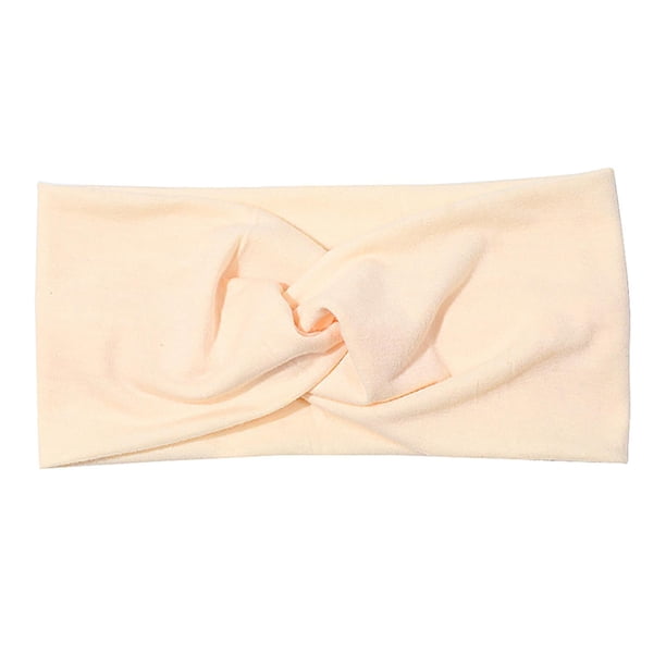 Diadema de moda para mujer, bandas elásticas y transpirables torcidas cruzadas para el cabello, accesorios para el cabello