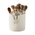 thumbnail image 1 of Soporte para bolígrafo de escritorio organizador de brochas de maquillaje 4 compartimentos plástico Jadeshay, 1 of 8