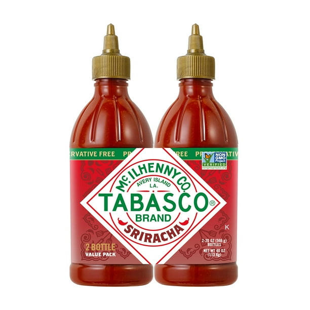 [Pack of 2] Tabasco Brand Sriracha Hot Chili Sauce 20oz