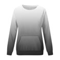 thumbnail image 4 of AOOCHASLIY 2023 Womens Tops Clothes Women's Fashion Printed T-shirt Long Sleeves Blouse Round Neck Casual Tops Sweatshirt, 4 of 5