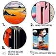 thumbnail image 3 of Designart "Geyser Horizon In De Stijl" Geyser Floater Framed Canvas Art Print, 3 of 5