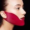 thumbnail image 3 of Red Bandage V-Face Facial Mask - 5pc Set for Double Chin Reduction, Moisturizing & Tightening, 15ml per Mask, with Ear Hooks for Firming & Shaping Facial Contour, 3 of 9