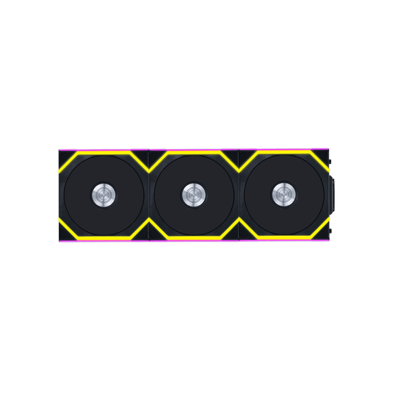 Lian Li 12SL1W3B Wireless 120mm ARGB Case Fans Triple Pack Black