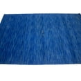 thumbnail image 5 of Solid Blue 5X8 Oriental Modern Rug, 5 of 11