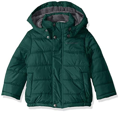 calvin klein big boys hooded bubble jacket