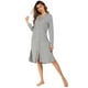 thumbnail image 5 of Camisones de pijama con cuello en V para mujer, ropa de dormir con botones, vestido de lencería Sexy, bata de casa, 5 of 5