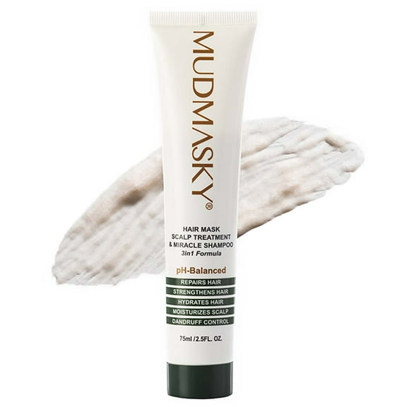 MUDMASKY Hair Mask Scalp Treatment & Miracle Shampoo