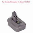 thumbnail image 1 of Adecuado para Batería Makita/Bosch/Dewalt/Milwaukee DM18V678 BMV678 Adaptador de Batería Convertidor para Adaptador de Batería Dyson V6 V7 V8, 1 of 7