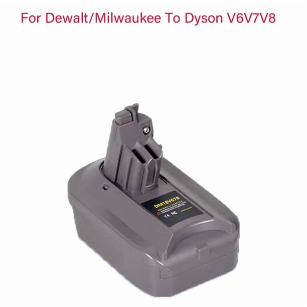 Adecuado para Batería Makita/Bosch/Dewalt/Milwaukee DM18V678 BMV678 Adaptador de Batería Convertidor para Adaptador de Batería Dyson V6 V7 V8
