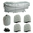 thumbnail image 5 of Labwork Waterproof 5TH Wheel RV Motorhome Camper Storage Cover 26'-41' FT with Zipper, 5 of 5