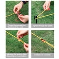 thumbnail image 6 of 10 Pcs Tent Rope Buckles Aluminium Alloy Wind Cord Rope Tensioner Fastener Guyline Cord Adjuster Tent Tensione, 6 of 9