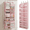Baby Pink, variant on UPGRADED 6 Tiers Over The Door Organizer Hanging - 100D EXTRA THICK & 50lbs HUGE CAPACITY, 12 Side Mesh Pockets Over The Door Shoe Organizer, Hanging Closet Organizer (Baby Pink, 1pc)