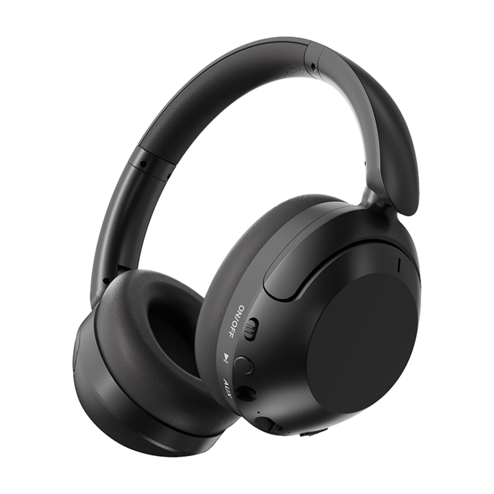 Wireless Headphones for TV Watching, TV Headphones Wireless for Seniors with Transmitter Charging Base, Support Optical,AUX,RCA and USB, High Volume No Audio Delay, Plug and Play(Black)