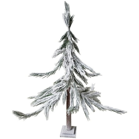 Northlight Heavily Flocked Pine Sprig Artificial Christmas Tree - 47"